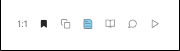 نوٹ محفوظ ہونے کی نشاندہی کے لیے نیلا نوٹ آئیکن