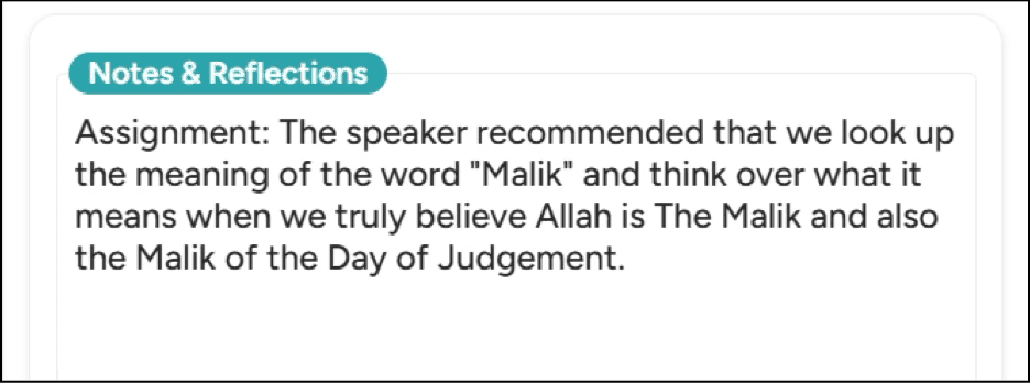 آیت کی سطح پر منظم نوٹس